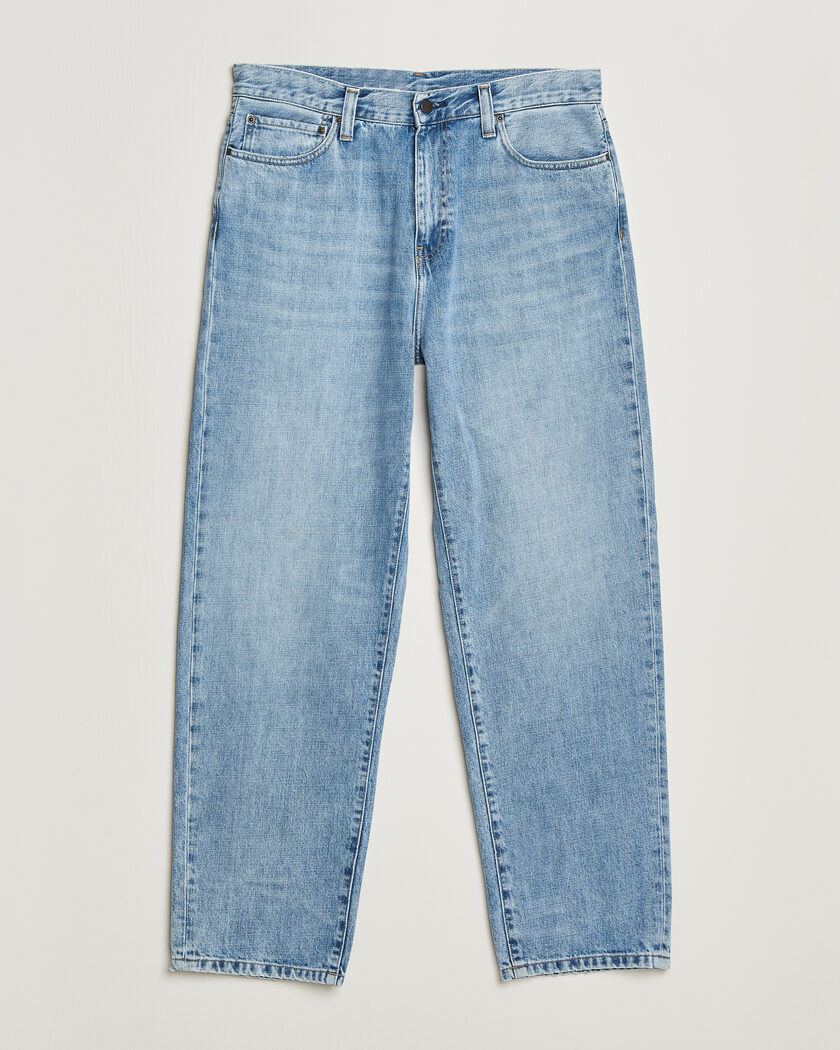 Carhartt WIP Aaron Pant Smith Denim Burst Washed – Azul