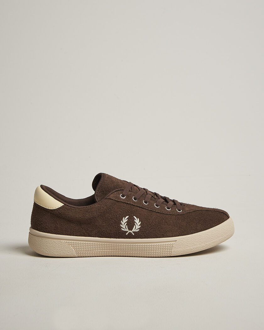 Fred Perry Tennis Suede Sneaker Burnt Tobacco – Marrón