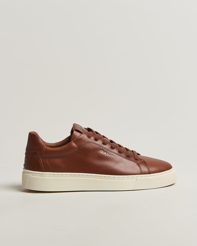 Gant Mc Julien Leather Sneaker Dark Tan – Marrón