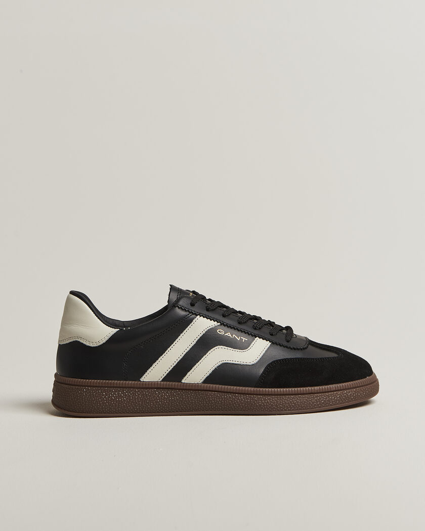 Gant Cuzmo Leather/Suede Sneaker Black/White – Negro