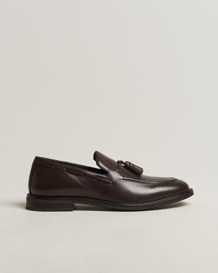 Gant Lozham Leather Tassle Loafer Dark Brown – Marrón
