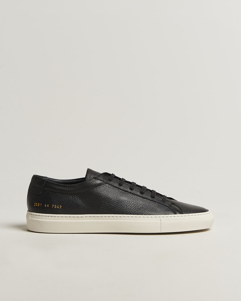 Common Projects Original Achilles Grained Leather Sneaker Black – Negro
