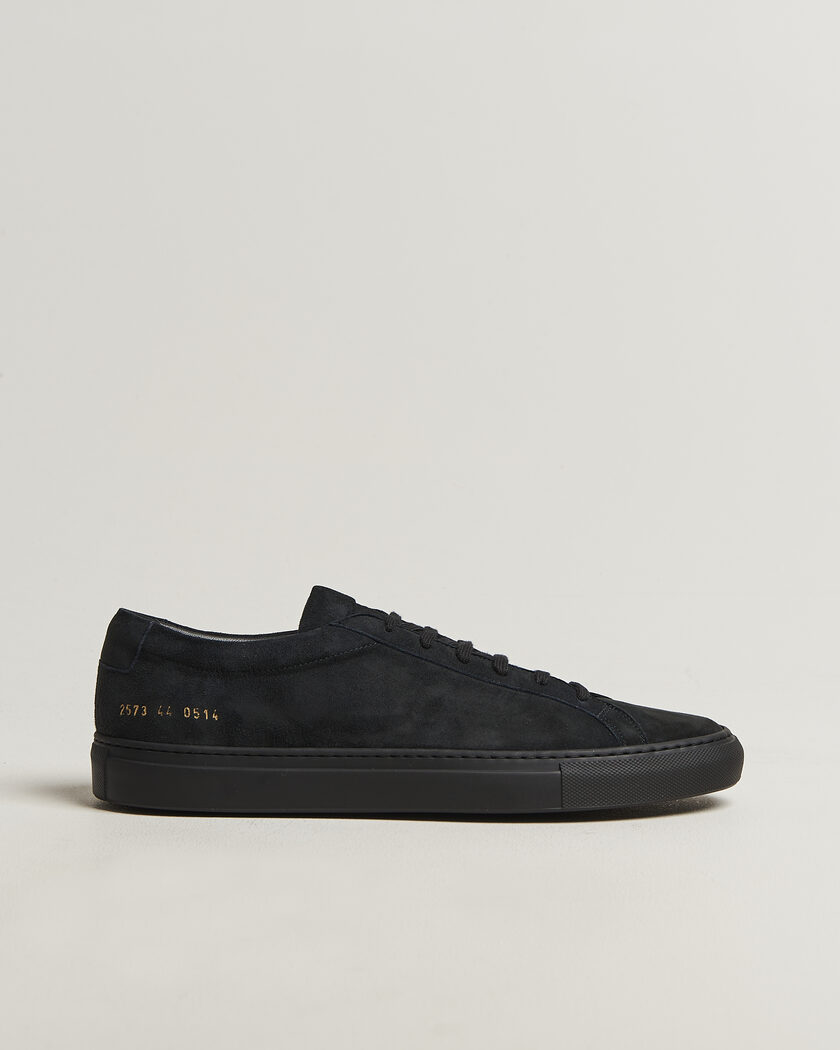 Common Projects Original Achilles Suede Sneaker Off Black – Negro