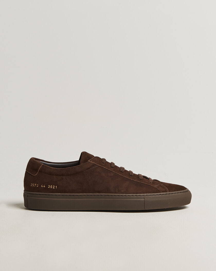 Common Projects Original Achilles Suede Sneaker Brown – Marrón