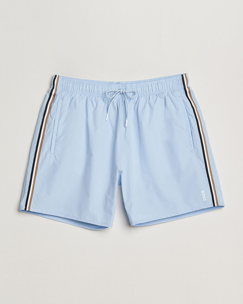 BOSS BLACK Iconic Swimshorts Light Blue – Azul