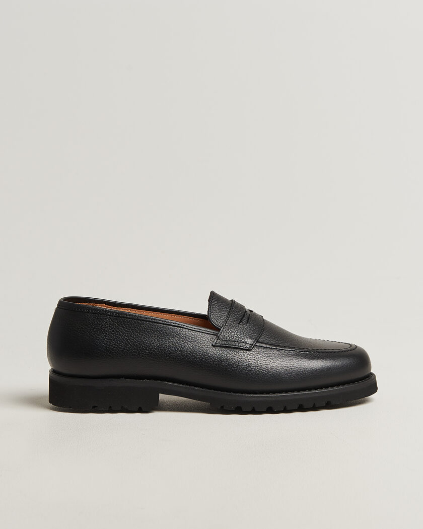Myrqvist for Care of Carl Myrqvist Stenhammar II Vibram Loafer Black Grained Calf – Negro