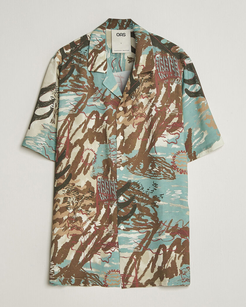OAS Rocco Viscose Short Sleeve Shirt Montara – Multicolor