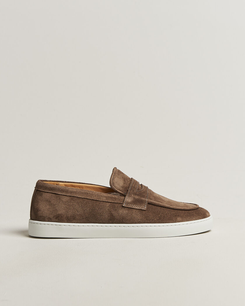Fliteless Suede Penny Sneaker Light Brown – Marrón