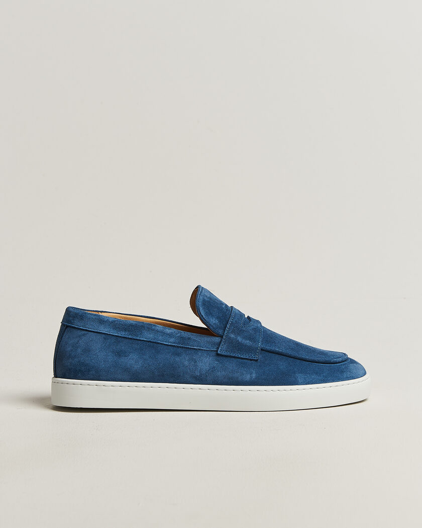 Fliteless Suede Penny Sneaker Ocean – Azul
