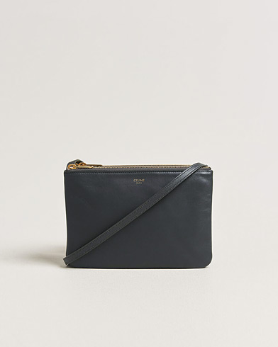 Celine Pre-Owned Trio Bag Small Leather Grey – Gris