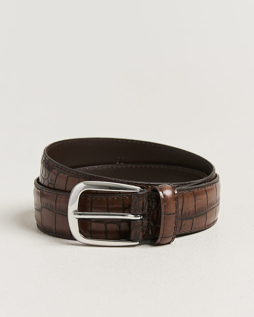 Anderson's Embossed Western Leather Belt Tan – Marrón