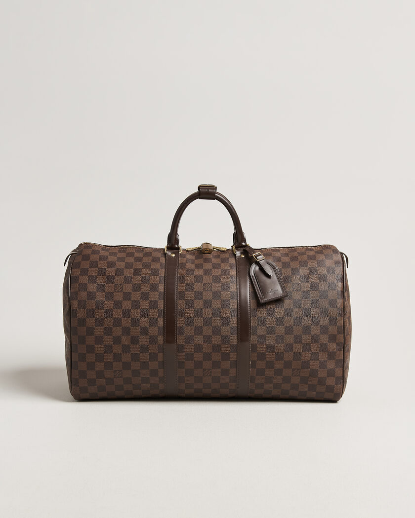 Louis Vuitton Pre-Owned Keepall 50 Damier Ebene – Marrón