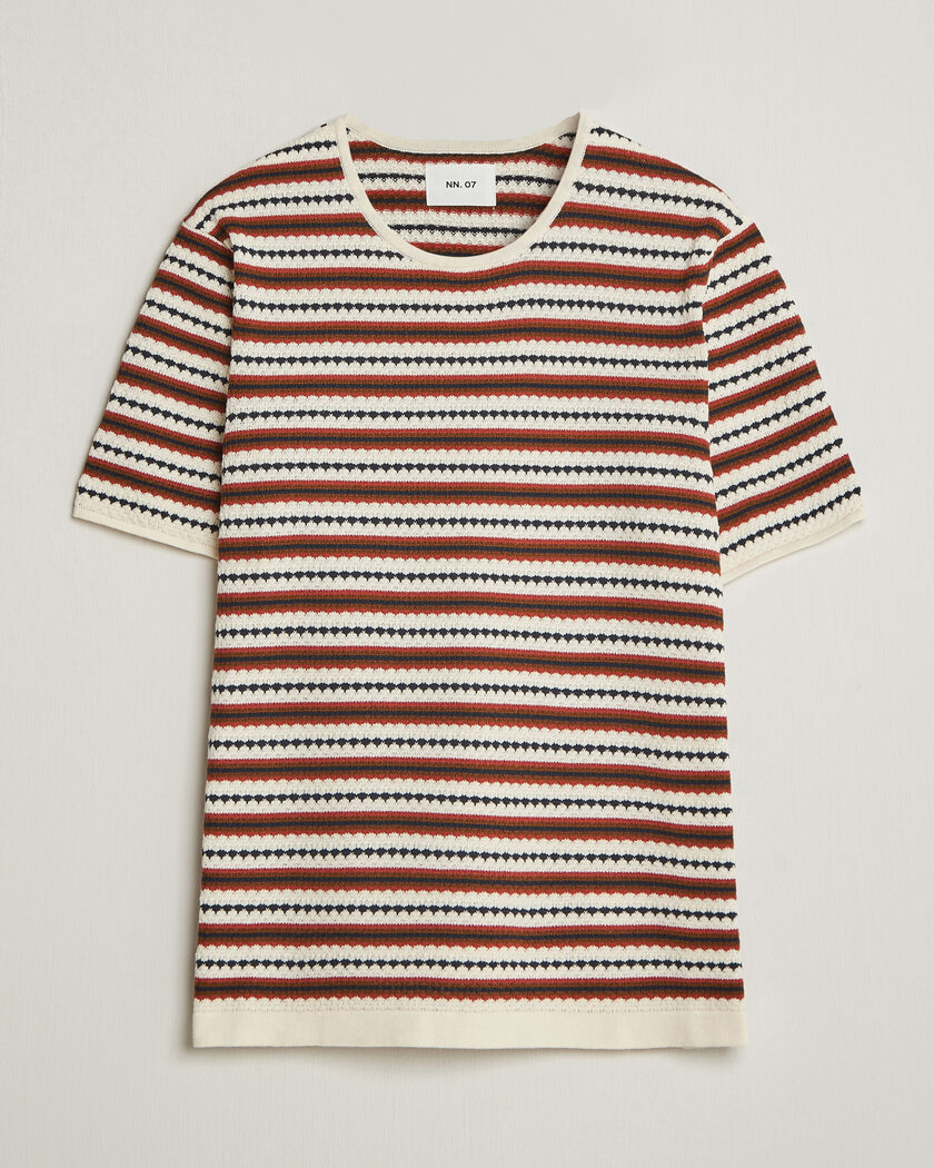 NN07 Bari Knitted Striped T-Shirt Multi – Multicolor