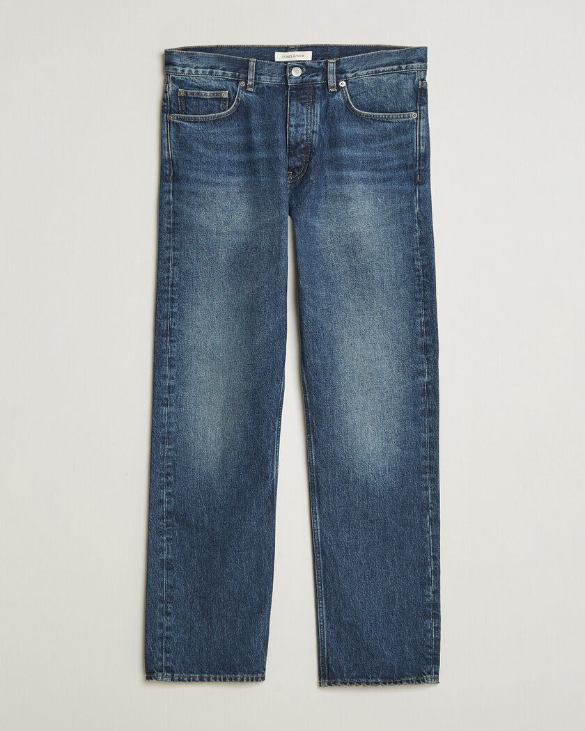 Sunflower New Standard Jeans Dark Blue Worn – Azul