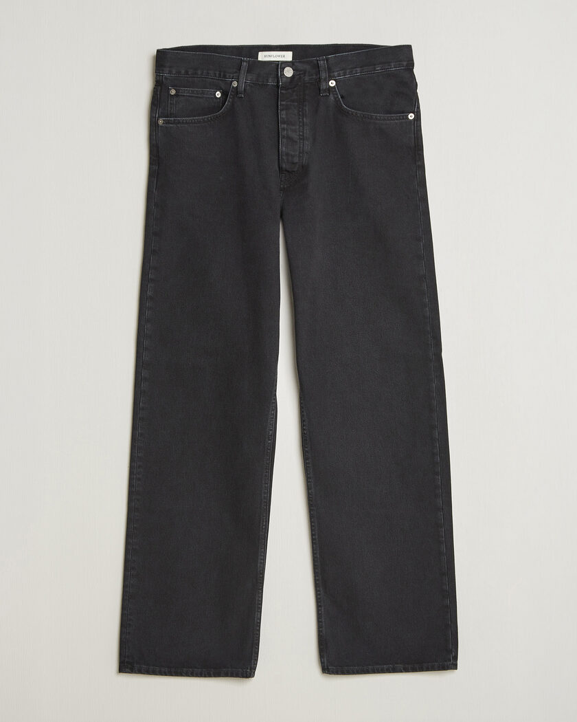 Sunflower Loose Jeans Washed Black – Negro