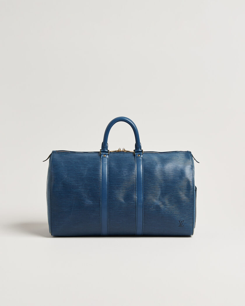 Louis Vuitton Pre-Owned Keepall 45 Epi Leather Blue – Azul