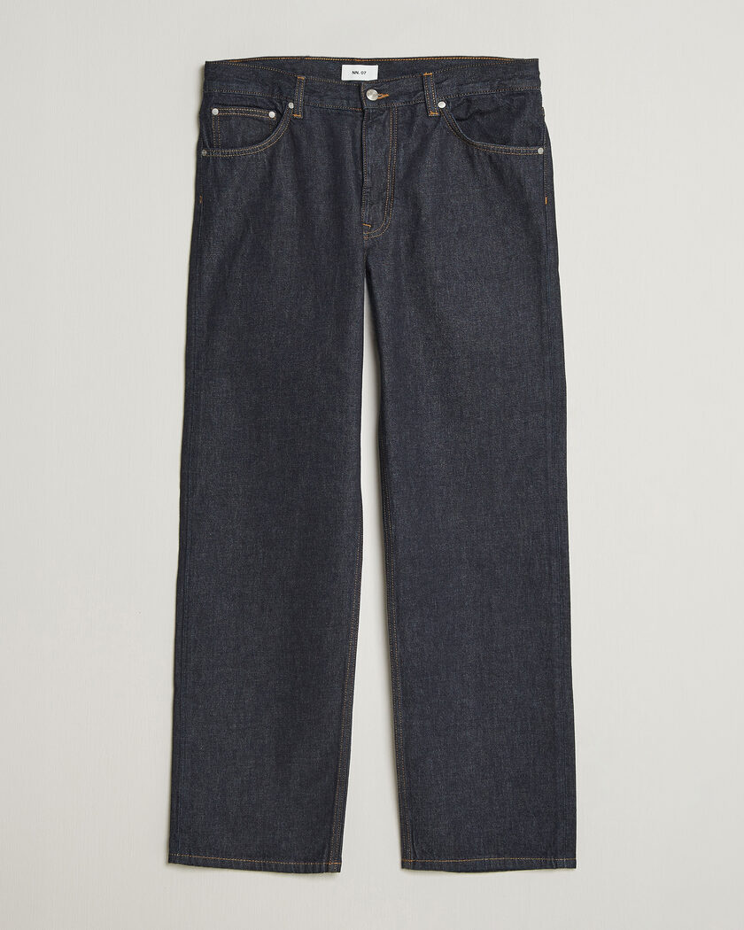 NN07 Otis Relaxed Fit Jeans Raw Indigo – Azul