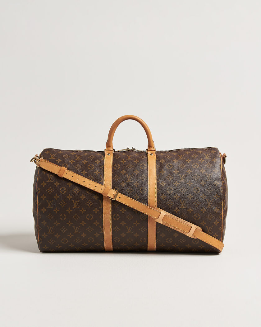 Louis Vuitton Pre-Owned Keepall 55 Bandouliére Monogram – Marrón