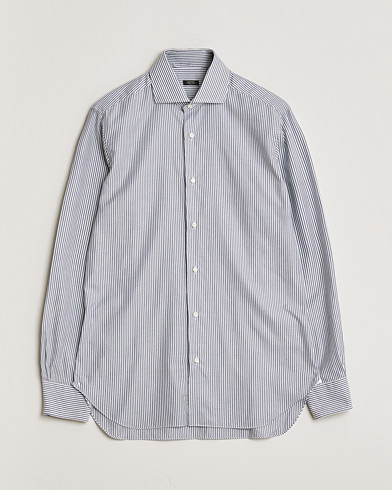 Pre-owned Barba Napoli Cutaway Shirt Blue Striped 40 - M – Azul