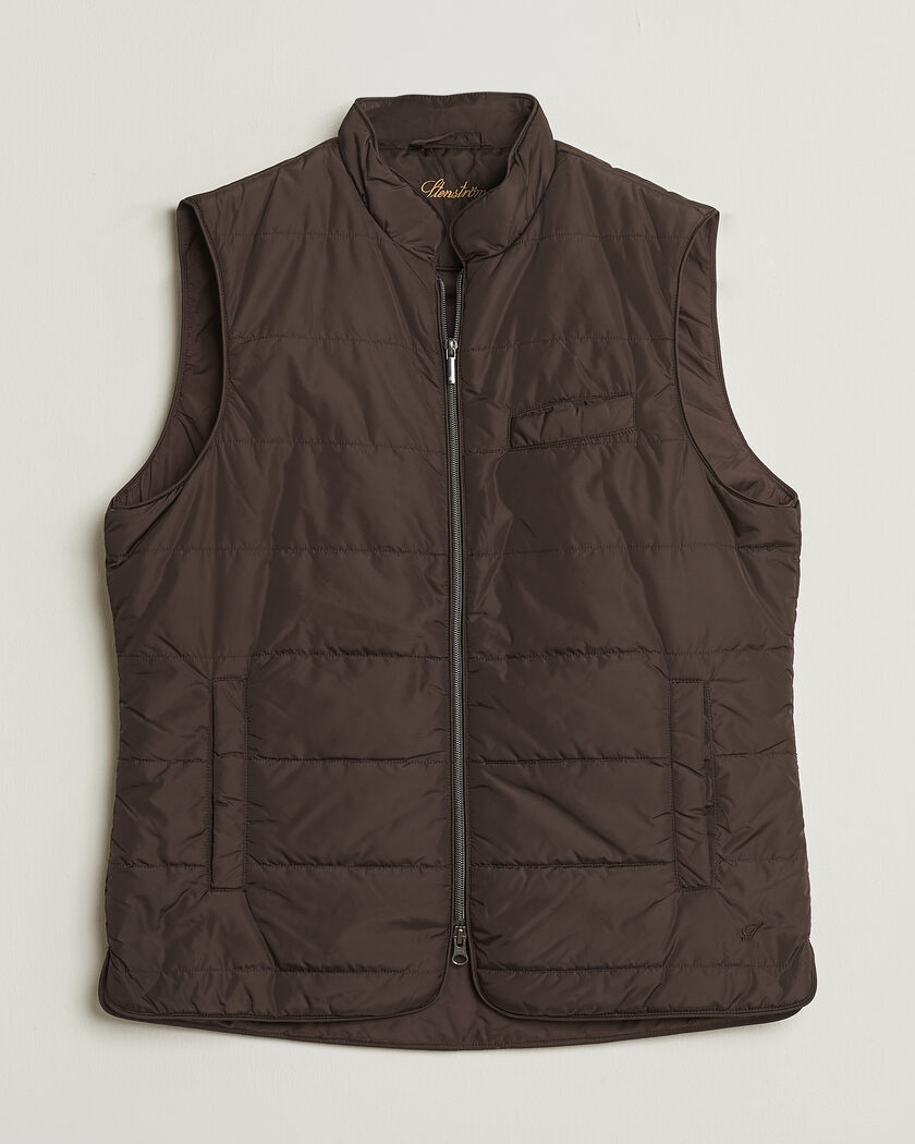 Pre-owned Stenströms Padded Nylon Vest Brown M – Marrón