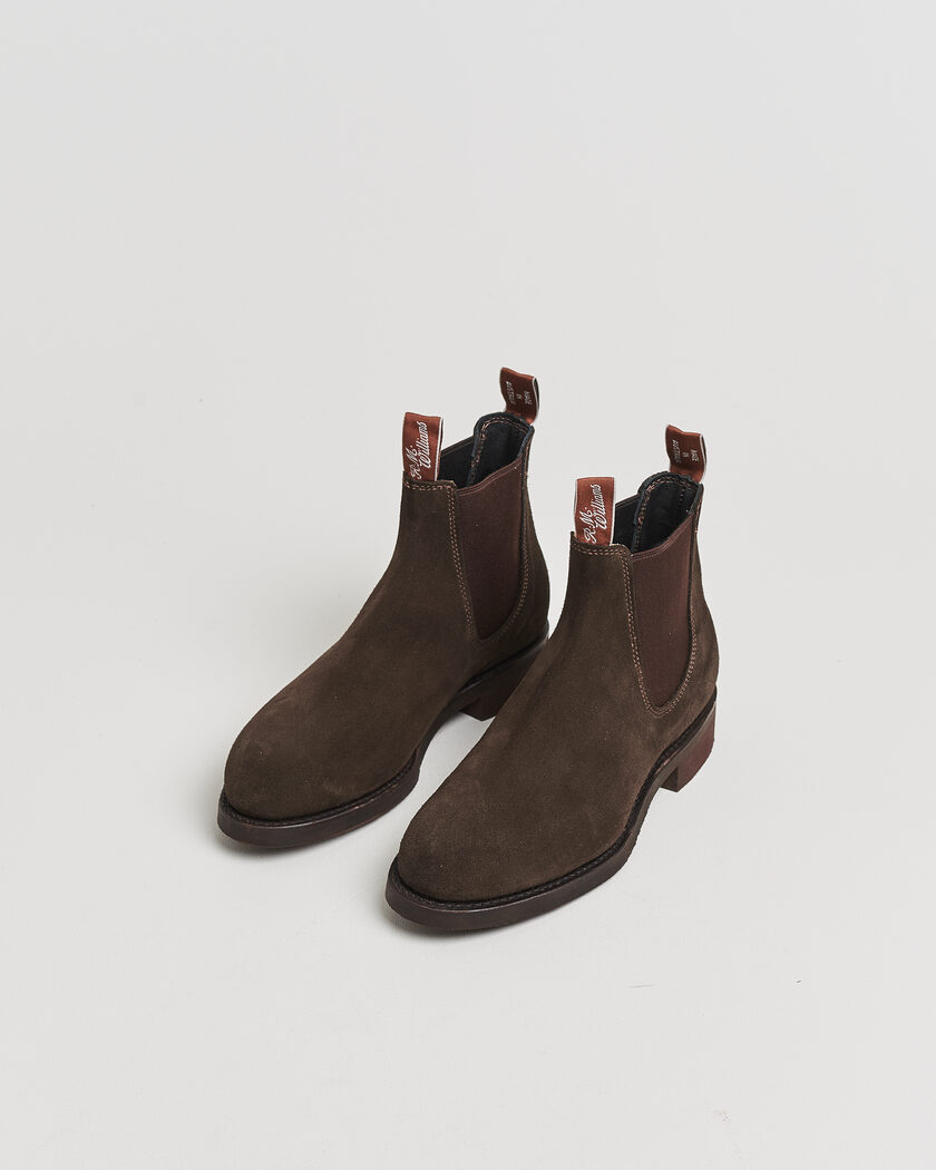 Pre-owned R.M.Williams Gardener G Boot Chocolate Suede UK7 - EU41 – Marrón