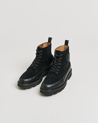 Pre-owned Grenson Anton Suede Boot Black UK7 - EU41 – Negro
