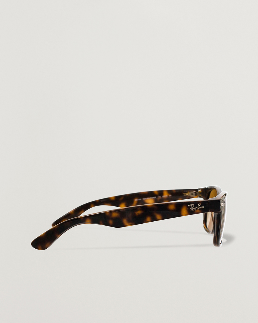 Hombres | Gafas de sol | Ray-Ban | New Wayfarer Sunglasses Light Havana/Crystal Brown