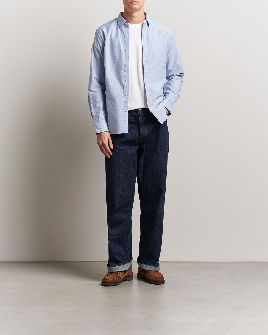 Hombres | Camisas | BEAMS PLUS | Oxford Button Down Shirt Light Blue