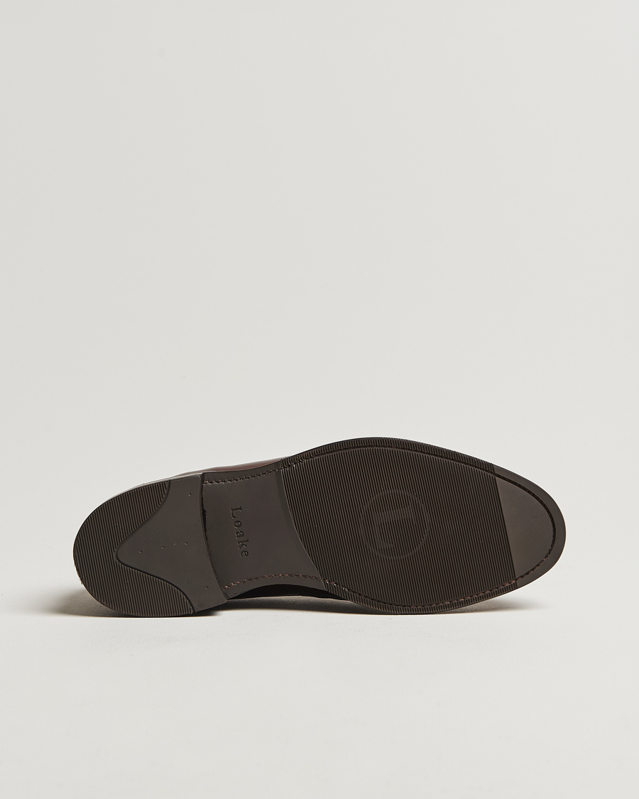 Hombres | Mocasines | Loake Shoemakers | Loake 1880 Imperial Penny Loafer Dark Brown
