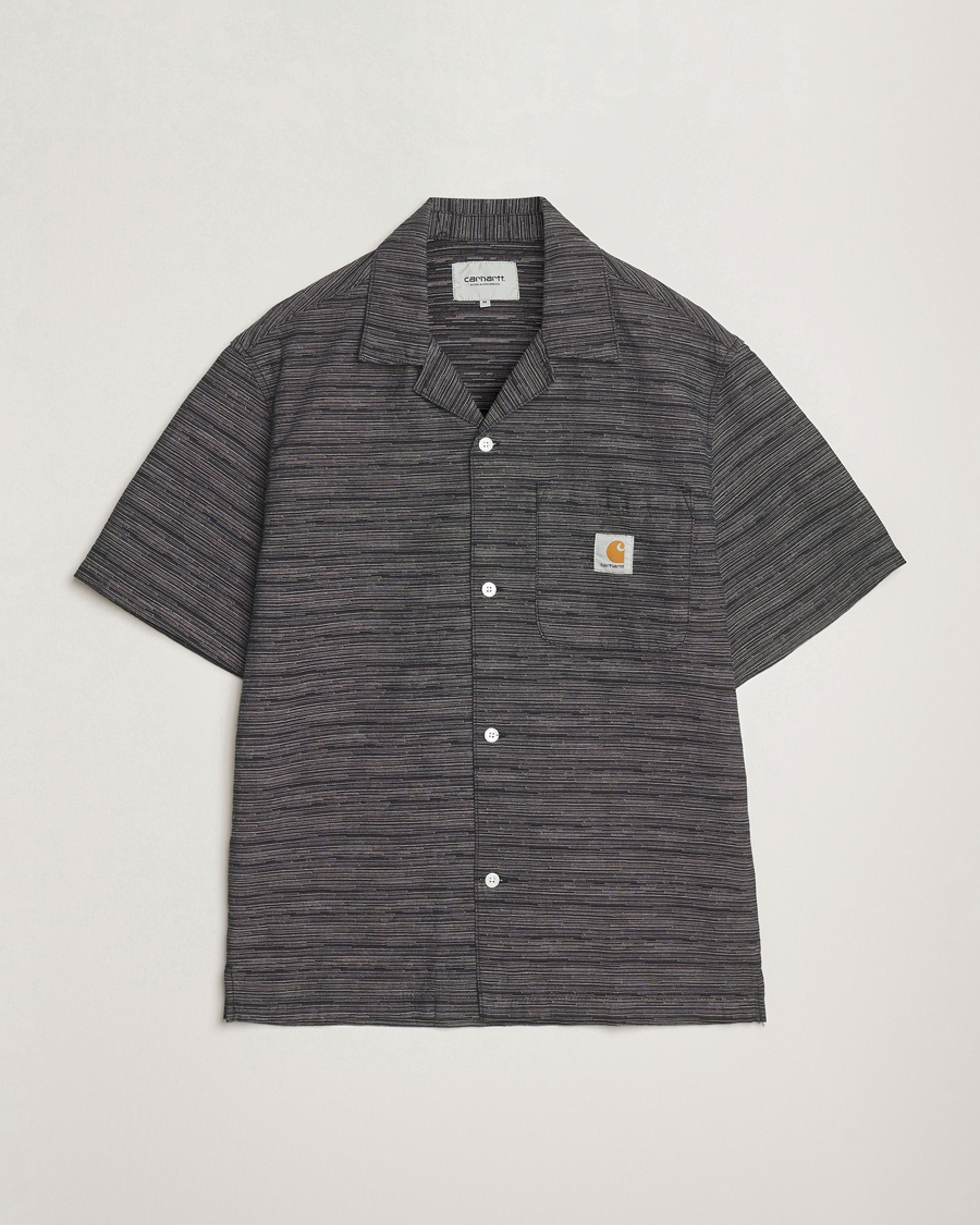 Hombres | Camisas | Carhartt WIP | Gellar Short Sleeve Shirt Black
