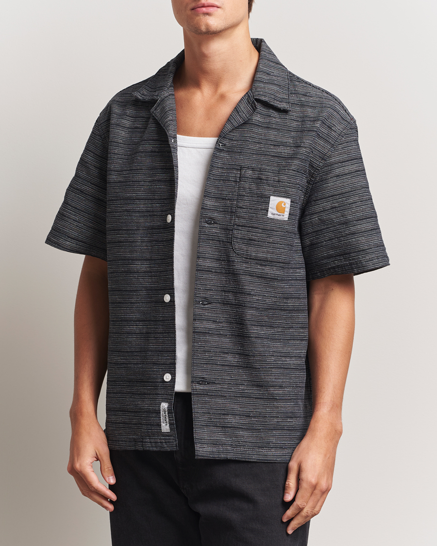 Hombres | Camisas | Carhartt WIP | Gellar Short Sleeve Shirt Black