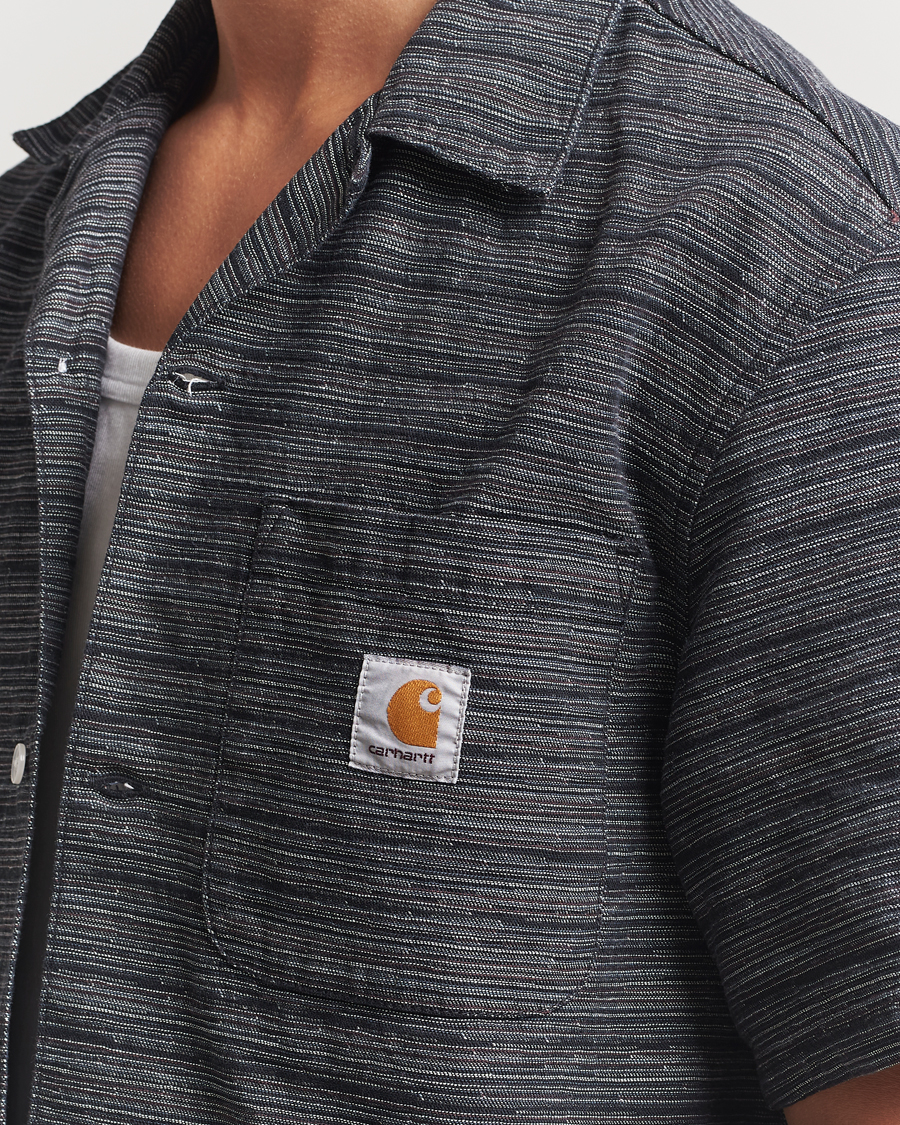 Hombres | Camisas | Carhartt WIP | Gellar Short Sleeve Shirt Black