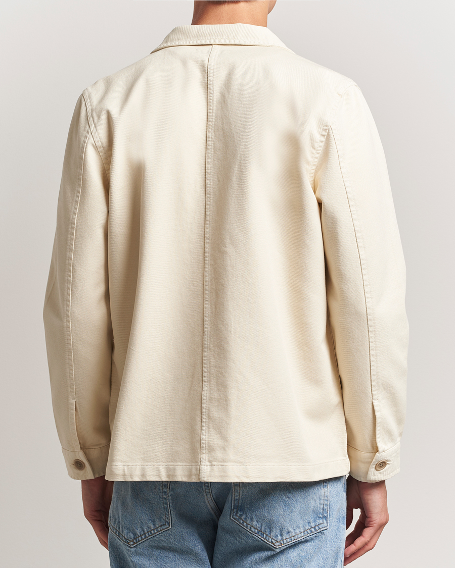 Hombres | Camisas | Nudie Jeans | Barney Worker Overshirt Ivory