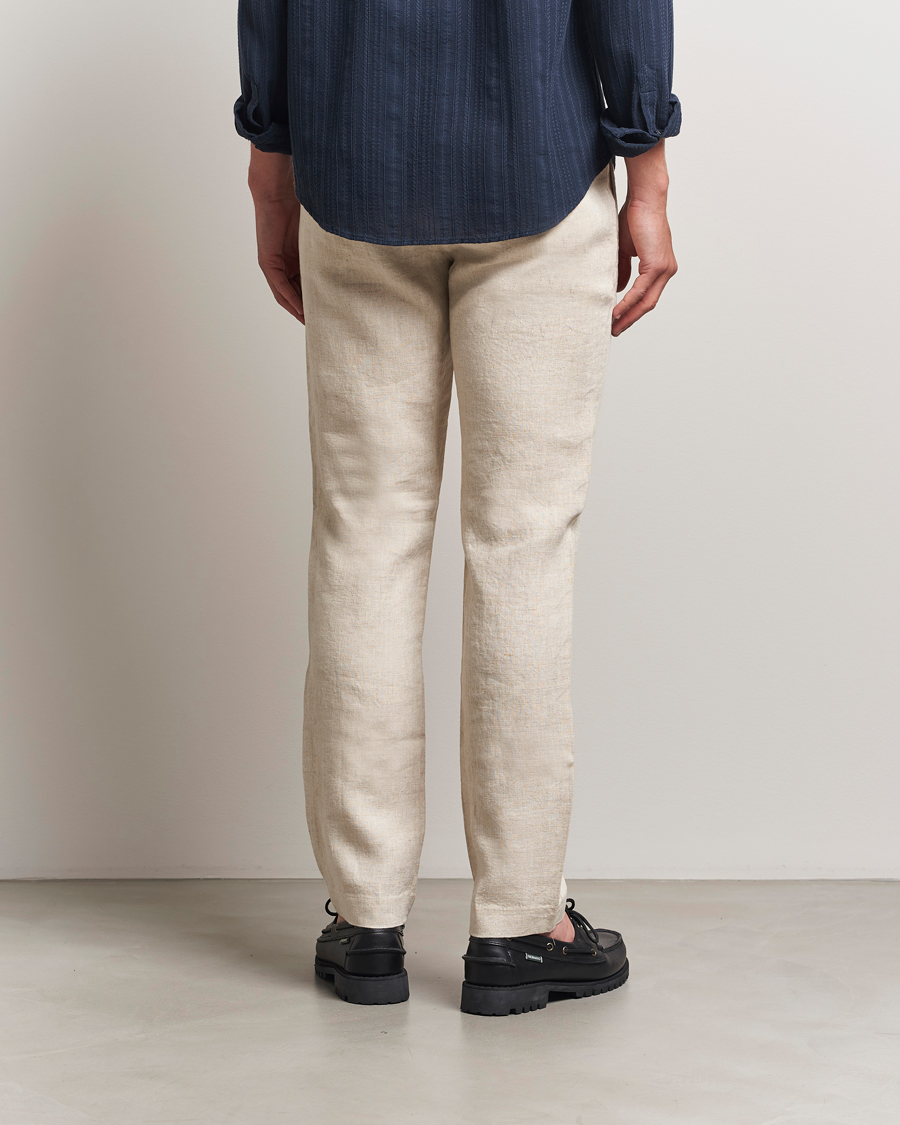 Hombres | Pantalones | NN07 | Theo Linen Trousers Oat