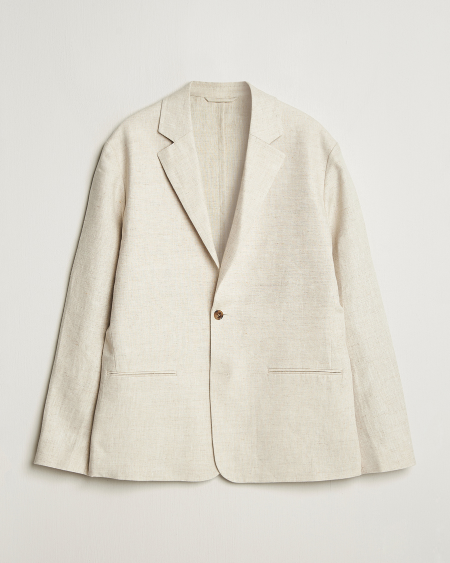 Hombres | Blazers | NN07 | Timo Linen Blazer Oat