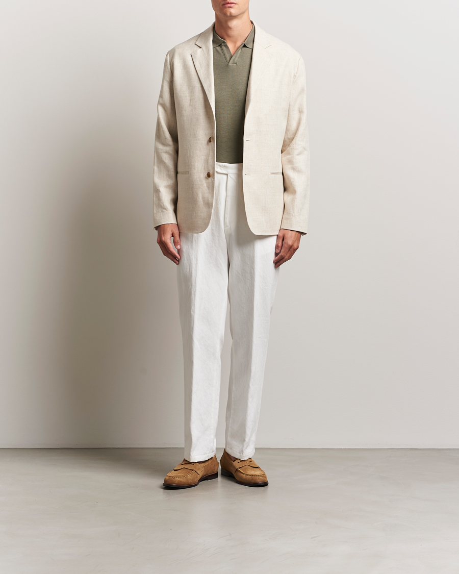 Hombres | Blazers | NN07 | Timo Linen Blazer Oat