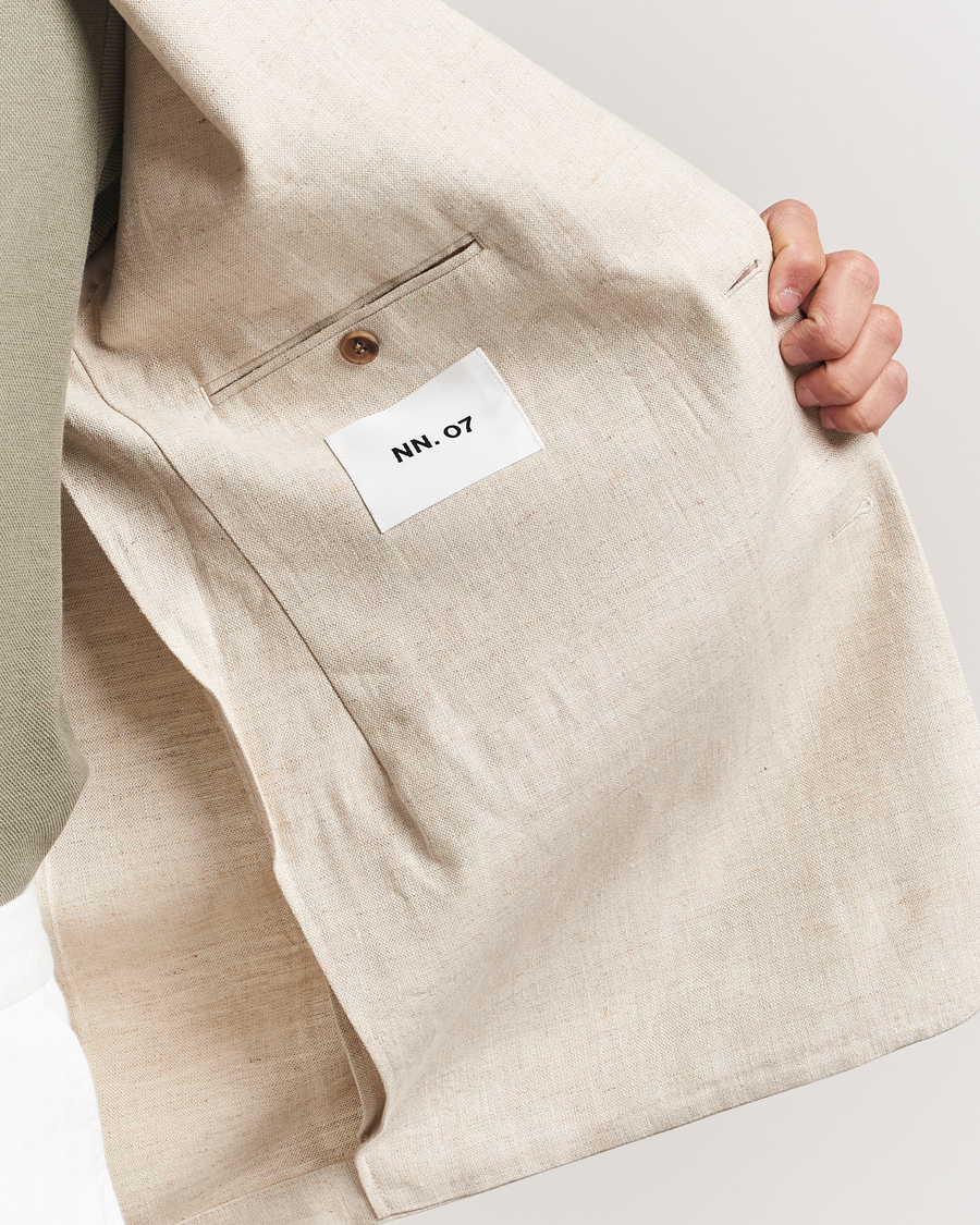 Hombres | Blazers | NN07 | Timo Linen Blazer Oat