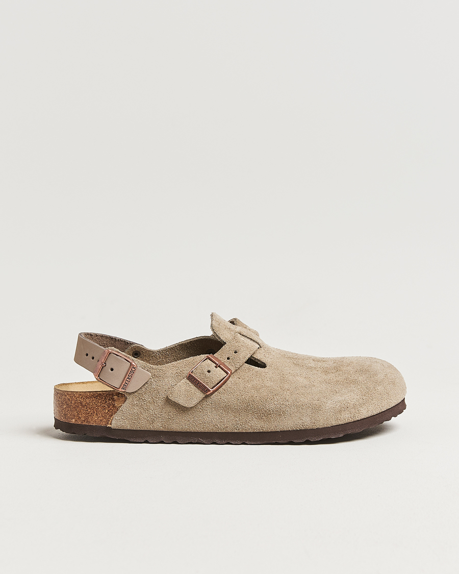 Hombres | Sandalias y chanclas | BIRKENSTOCK | Tokio Classic Footbed Taupe Suede