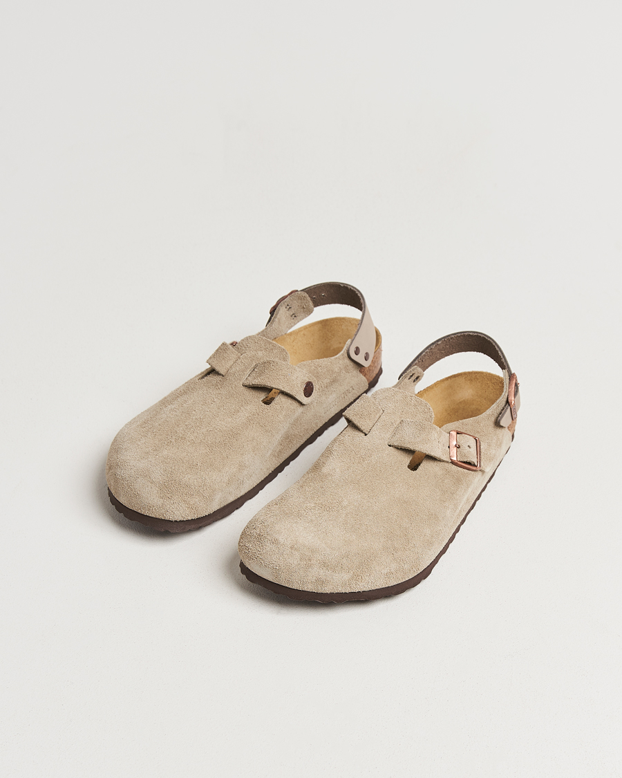 Hombres | Sandalias y chanclas | BIRKENSTOCK | Tokio Classic Footbed Taupe Suede