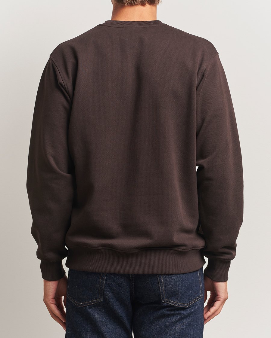 Hombres | Jerséis y prendas de punto | Drôle de Monsieur | Classic Slogan Sweatshirt Dark Brown