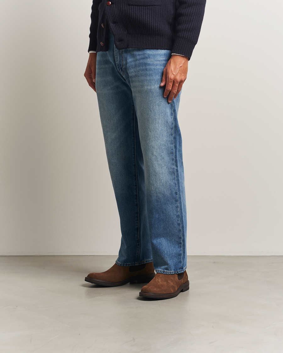 Hombres | Botas | Astorflex | Bitflex Dainite Chelsea Boot Dark Khaki Suede