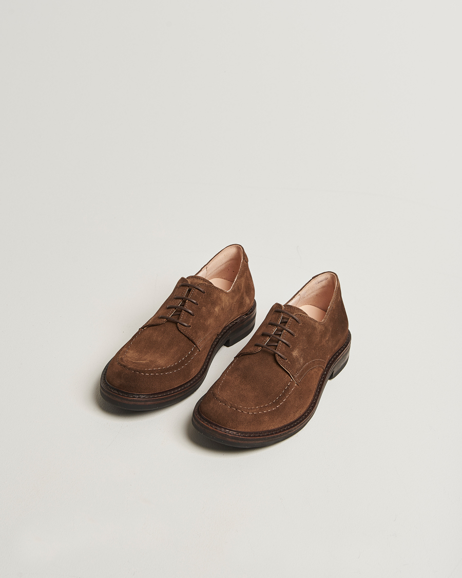 Hombres | Zapatos derby | Astorflex | Carlflex Moc Toe Dark Khaki Suede