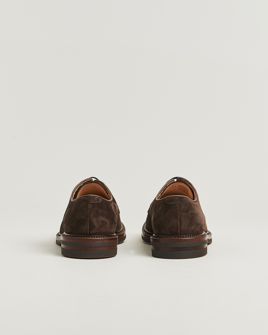 Hombres | Zapatos derby | Brunello Cucinelli | Plain Toe Derby Dark Brown Suede