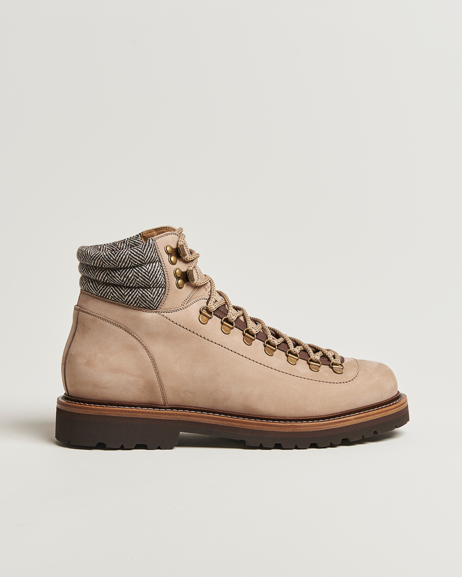 Hombres | Botas | Brunello Cucinelli | Winter Boots Beige Suede