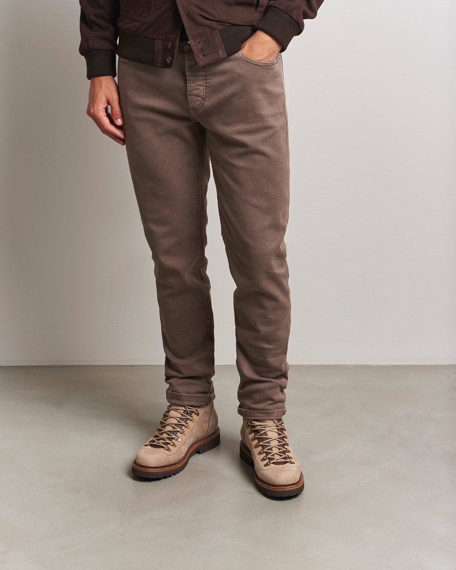 Hombres | Botas | Brunello Cucinelli | Winter Boots Beige Suede