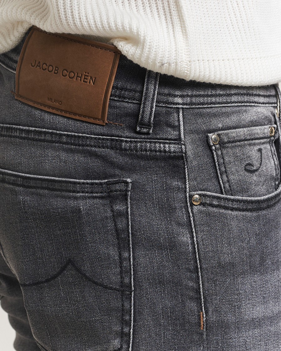 Hombres | Vaqueros | Jacob Cohën | Bard Slim Fit Stretch Jeans Grey