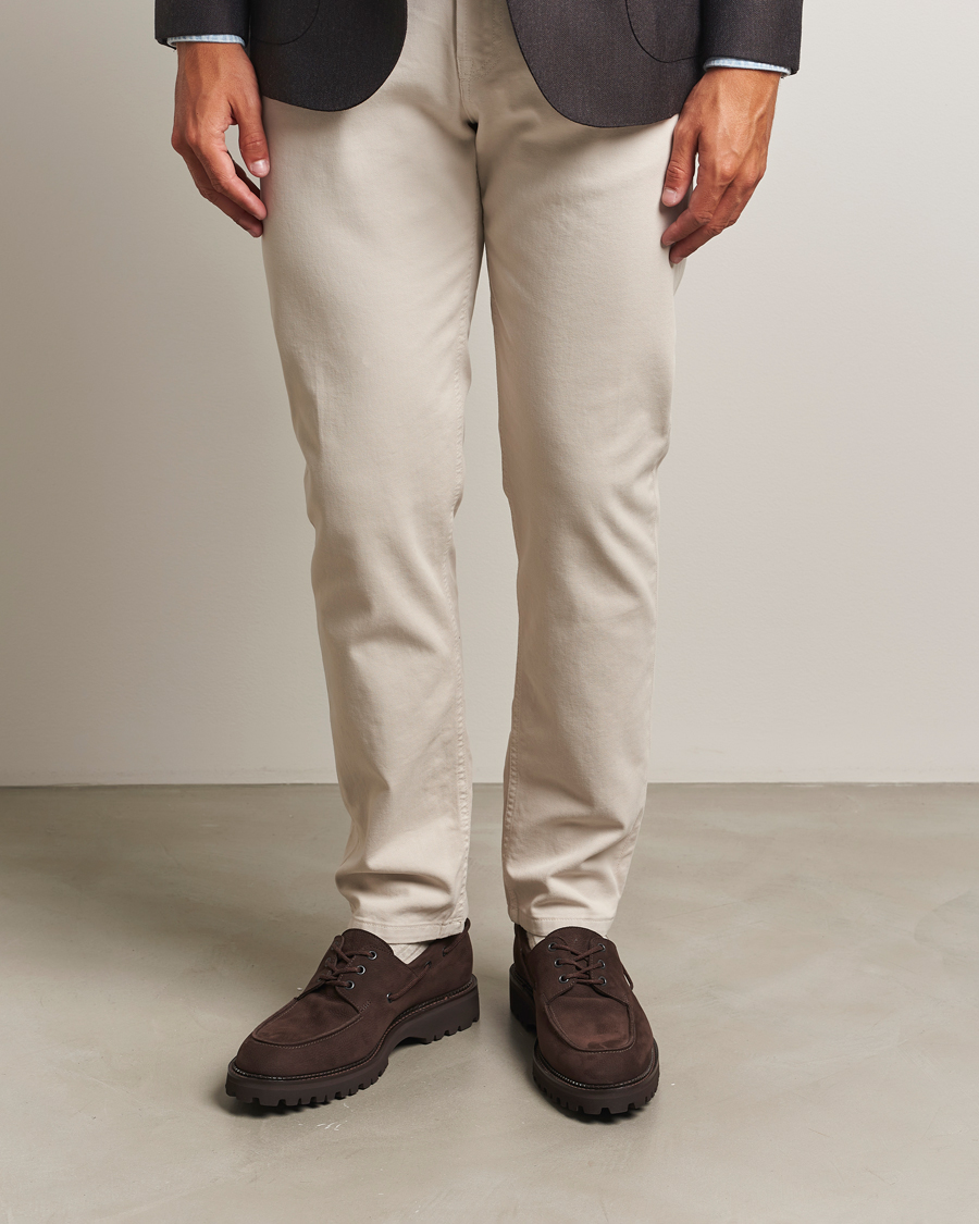 Hombres | Zapatos derby | John Lobb | Tide Moc Toe Derby Dark Brown Nubuck