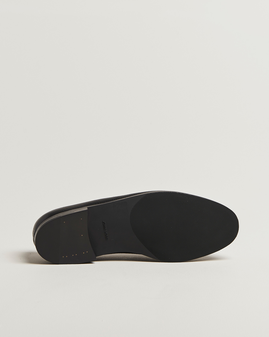 Hombres | John Lobb Lopez Penny Loafer Black Grain | John Lobb | Lopez Penny Loafer Black Grain