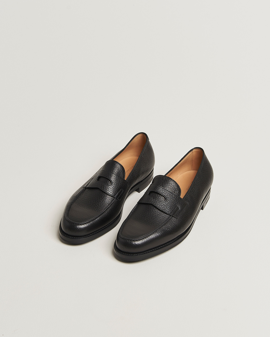 Hombres | John Lobb Lopez Penny Loafer Black Grain | John Lobb | Lopez Penny Loafer Black Grain