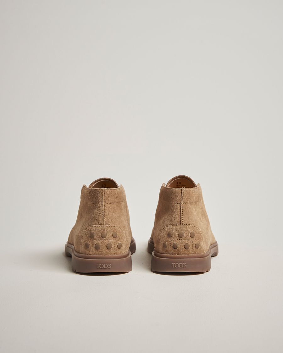 Hombres | Botas | Tod's | Polacco Moc Desert Boots Beige Suede